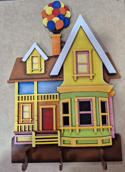 REF: 110300526 P.PINTADO LASER  PORTA LLAVES CASA UP (801000504)