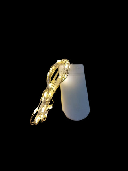 REF: 000008506 ACC. LUZ LED * 2 MTS PILA RELOJ AMARILLA 20 BOMBILLOS