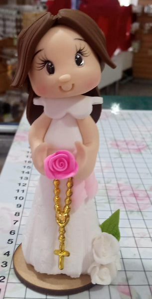 REF: D00118604 DEC.  FIGURA TORTA NIÑA/NIÑO 12* 5 CMS  *MER*