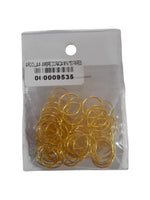 REF: 000009535 ARGOLLAS ALAMBRE DORADA GRANDES X 50 PARES