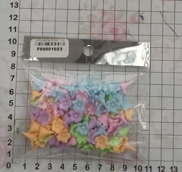 REF: F00001023 FLOR PQÑA PETALO REDONDO X 100 UNDS B.