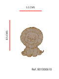 REF: 801000610 LASER APLIQUE LEON 8.5 ALTO *5.5 ANCHO