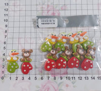 REF: NAV001129 NAV.PRENDEDOR GUANTE NAVIDEÑO OSO/MONO NIEVE *10 UND