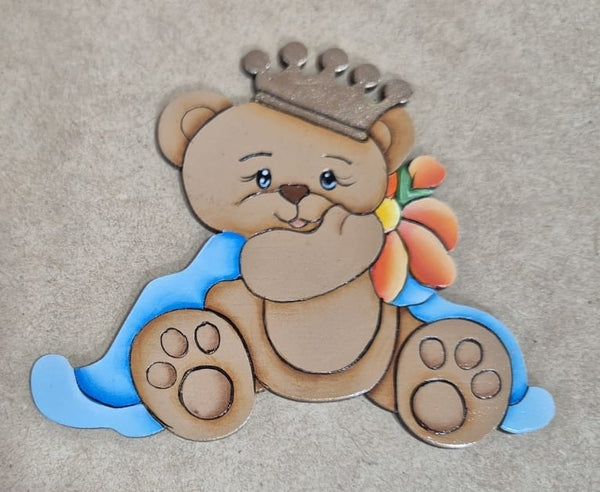 REF: 110300185 P. PINTADO LASER OSO CORONA 6*8 CMS (300101260)