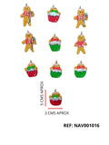 REF: NAV001016 NAV. PRENDEDOR NAVIDEÑOS STDO * 10 UND