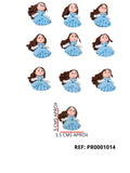 REF: PR0001014 PRENDEDOR NIÑA QUINCIAÑERA * 10 UNDS