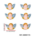 REF: A00001174 APLIQUES ANGELES X 6