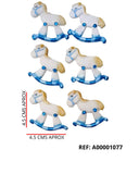 REF: A00001077  APLIQUE CABALLO 6 UNDS