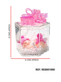 REF: RE0001000 REC. CAJA CRISTAL CUADRADA O HEXAGONAL BEBE COLAPARADA