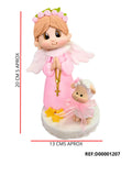 REF: D00001207 DECORACION TORTA ANGEL NIÑO@ OVEJA