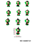 REF: HA0001121 HALLOW. PRENDEDOR BRUJA CALABAZA SIN PIES