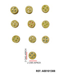 REF: A00101308 APLIQUE GALLETA FESTIVAL PEQ  X 10