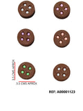 REF:A00001123 APLIQUE GALLETA FESTIVAL GDE X 6 UNDS