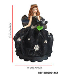 REF: D00001168 DECORACION QUINCEAÑERA  MEDIANA TULL 20 CMS TULL
