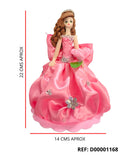 REF: D00001168 DECORACION QUINCEAÑERA  MEDIANA TULL 20 CMS TULL