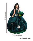 REF: D00001168 DECORACION QUINCEAÑERA  MEDIANA TULL 20 CMS TULL