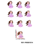 REF: PR0001014 PRENDEDOR NIÑA QUINCIAÑERA * 10 UNDS