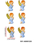 REF: A00001250 APLIQUE ANGEL NIÑO ALAS DOBLES * 06 UNDS