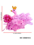 REF: D00001012 DECORACION CISNE FLORES 15 AÑOS 16 ALTO *6 ANCHO