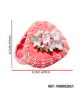REF: V00002551 VARIOS COFRE TEJIDO CORAZON