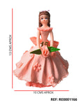 REF: RE0001166 RECORDATORIO QUINCEAÑERA VESTIDO FLORES