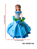 REF: RE0001166 RECORDATORIO QUINCEAÑERA VESTIDO FLORES