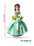 REF: RE0001166 RECORDATORIO QUINCEAÑERA VESTIDO FLORES