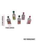 REF: 000025067 TIP. BOTELLAS MINI (SURTIDAS) 3 ALTO 1 ANCHO (UNIDAD)