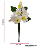 REF: F00001001 FLOR AZAHAR (RAMO PARA COPAS) 11.5 ALTO 5.5 ANCHO APROX.  *BCP*