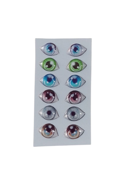 REF: 80000V313 ADH.OJOS RESINADOS # 126 * 6 PARES 1 CM