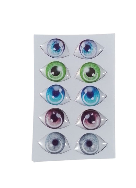 REF: 80000V314 ADH.OJOS RESINADOS # 126 *5 PARES 1.5 CMS