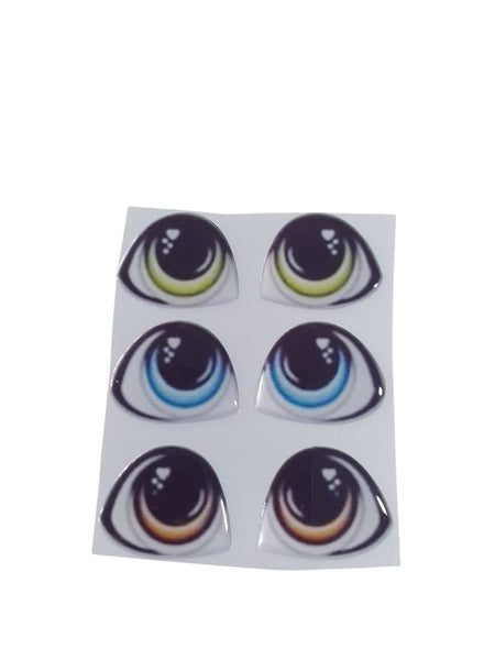 REF: 80000V319 ADH. OJOS RESINADOS # 83 3 PARES 2 CMS