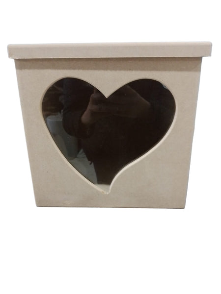 REF: 000017203 MDF. CAJA CON TAPA 24*24*24 AGUJERO VIDRIO  FIGURA STDA 4 MO