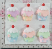 REF: NAV001822 NAV. APLIQUE CUP CAKE * 6 UNIDADES