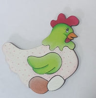 REF: 300101406 LASER GALLINA 2  HUEVOS 7*8 CMS