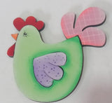 REF: 300201126 SER APLIQUE GALLINA COLA PUNTA 7*5