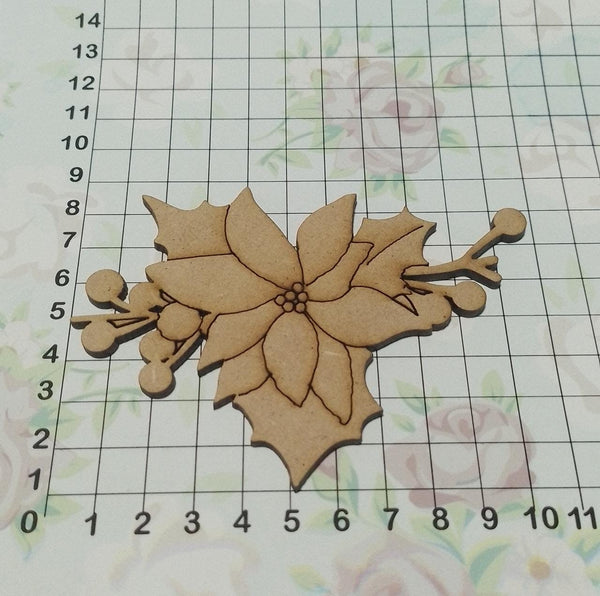 REF: 300201164 ASER APLIQUE PONZETIA * 1 CON BOLAS 10*7 CMS