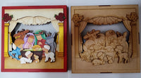 REF: 300113057 LASER CUADRO NACIMIENTO INFANTIL 30*30 CMS