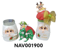 REF: NAV001900 NAV.FRASCO PAPA NOEL 12 CMS