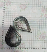 REF: 000244113 CORTAD.  HOJA Y PETALO DE ROSA GDE X 20 CROMADO