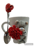 REF: V00001708 VAR. MUGS DECORADOS FLORES