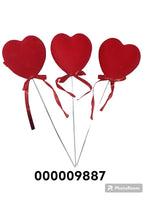 REF:000009887 CACH . GLOBO CORAZON * UNIDAD 8 CMS (PALO ALAMBRE 16 CMS) REF CORAZX6