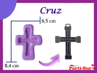 REF: 70000A143 MOLDE SILICONA CRUZ RECTA * UNIDAD