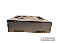 REF: 300201185 LASER CAJA CUADRADA NAVIDEÑA CON TAPA 17*4 CMS