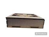 REF: 300201185 LASER CAJA CUADRADA NAVIDEÑA CON TAPA 17*4 CMS