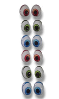 REF: 80000M011 ADH. OJOS RESINADOS # 3 * 6 PARES  1 CMS ALTO