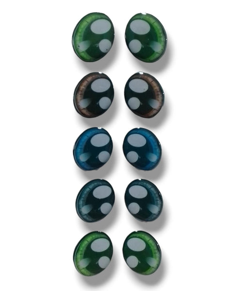 REF: 80000M181 ADH. OJOS RESINADOS # 43  *5 PARES 1.5 CMS