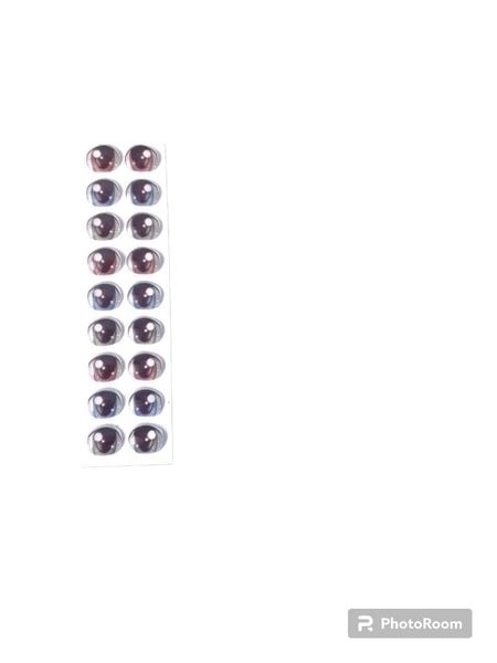 REF: 80000V016 ADH. OJOS RESINADOS # 3 * 9 PARES 0.5 MM