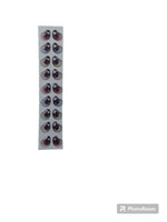 REF: 80000V086 ADH. OJOS RESINADOS # 18 * 9 PARES 0.5 MM
