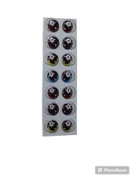 REF: 80000V122 ADH. OJOS RESINADOS # 24 * 7 PARES 0.8 MM